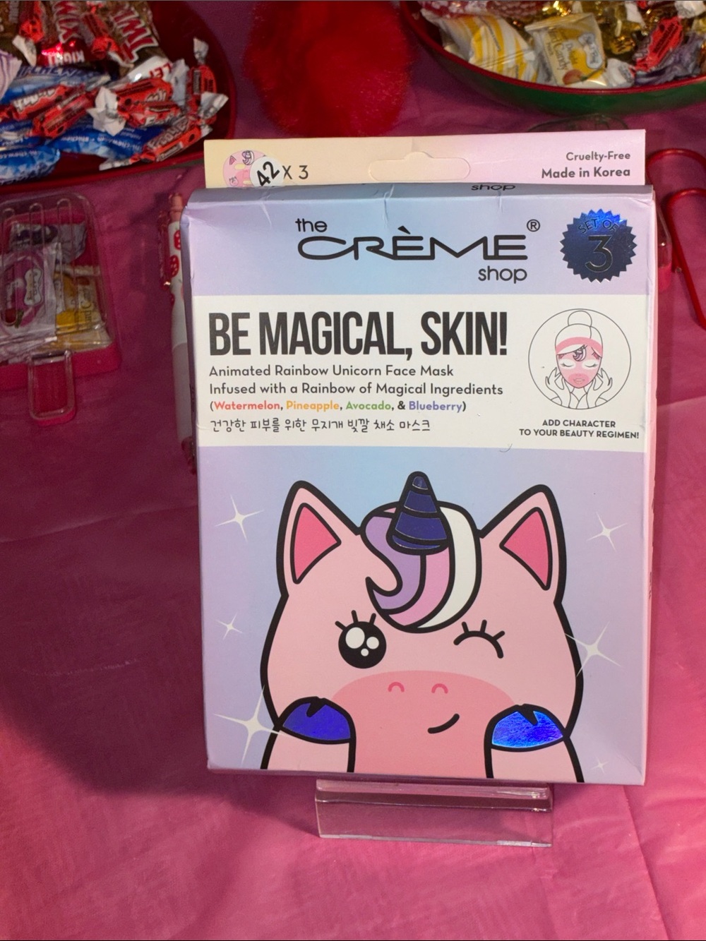 The Crème Shop Be Magical, Skin! Unicorn Face Mask - Pink